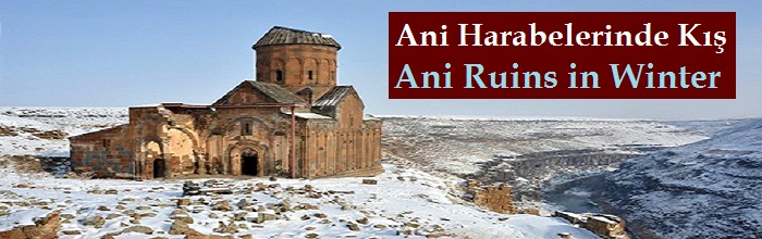Ani ruins in winter