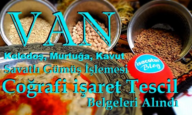 Van Keledoş, Murtuğa, Kavut ve Savatlı Gümüş İşlemesi Coğrafi İşaret Tescil Belgeleri Alındı