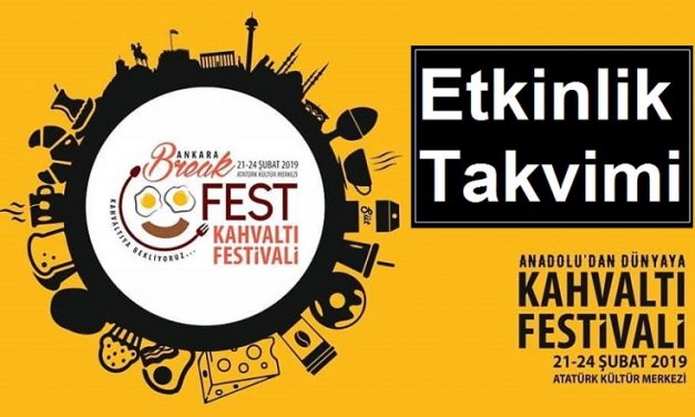 Ankara Kahvaltı Festivali Etkinlik Takvimi
