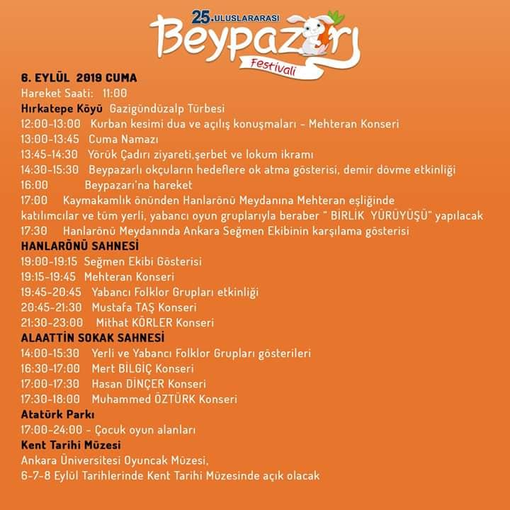 Beypazarı Festivali 2019