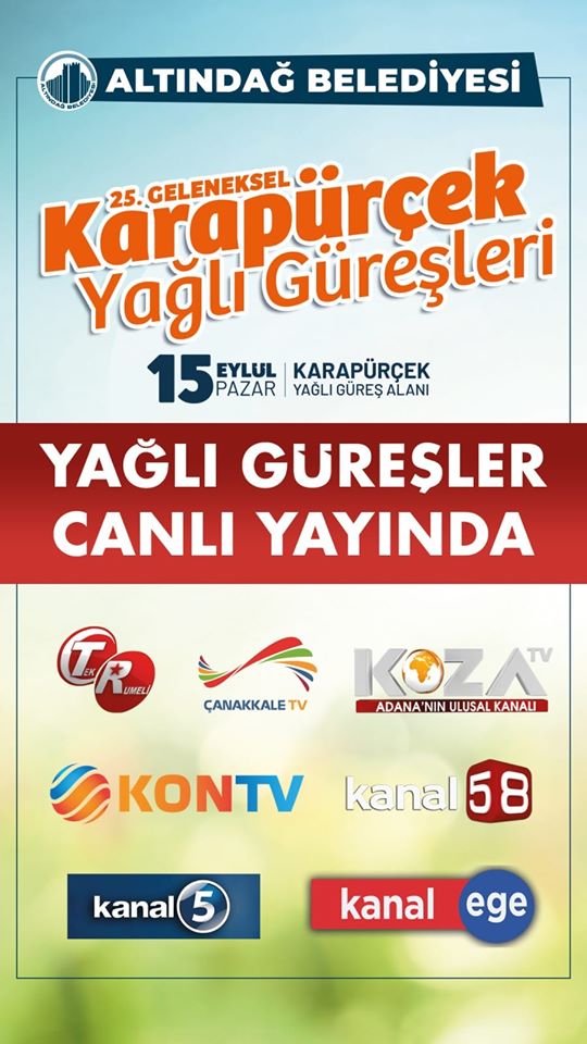 25.Geleneksel Karapürçek Yağlı Güreşleri CANLI YAYIN