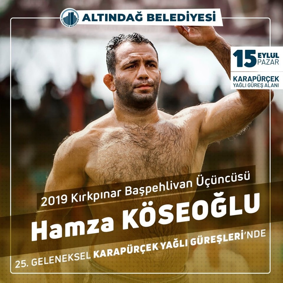 25.Geleneksel Karapürçek Yağlı Güreşleri 2019 HAMZA KÖSEOĞLU