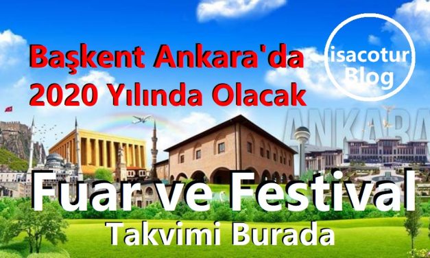 Ankara Fuar Festival Takvimi 2020