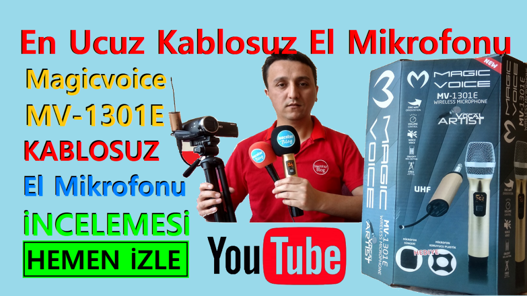 Magicvoice MV-1301E Kablosuz El Mikrofonu İncelemesi