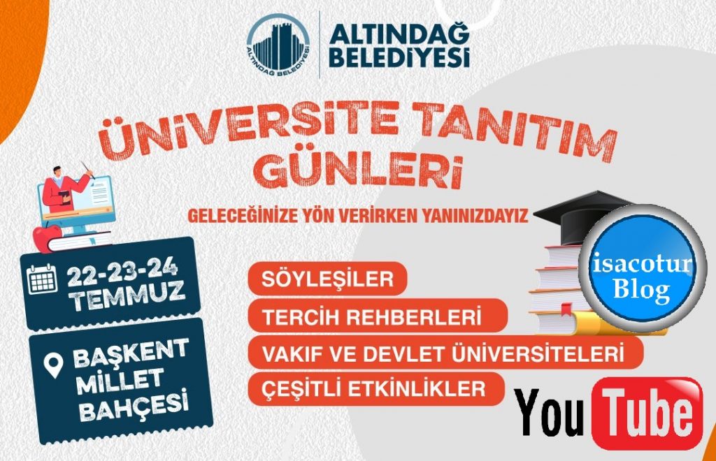 Başkent Millet Bahçesinde Üniversite Tanıtım Günleri 21-23 Temmuz 2022