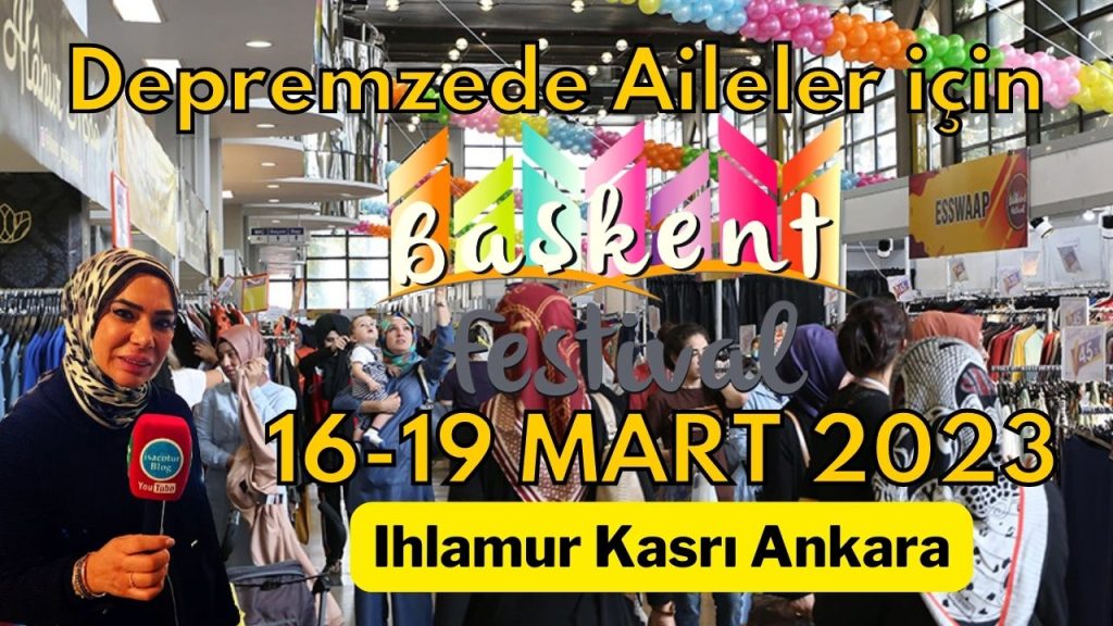 Başkent Festival Kapılarını Depremzedeler için Açıyor