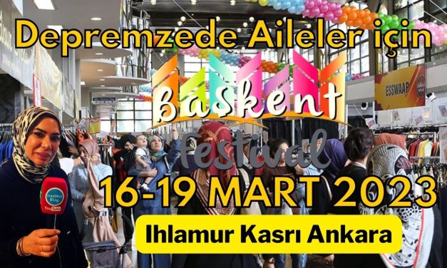 Başkent Festival Kapılarını Depremzedeler için Açıyor