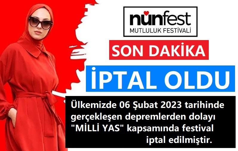 NunFest Ankara 2023 İPTAL OLDU