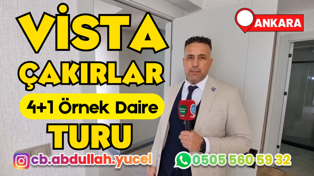 Vista Çakırlar 4+1 Satılık Daire Turu