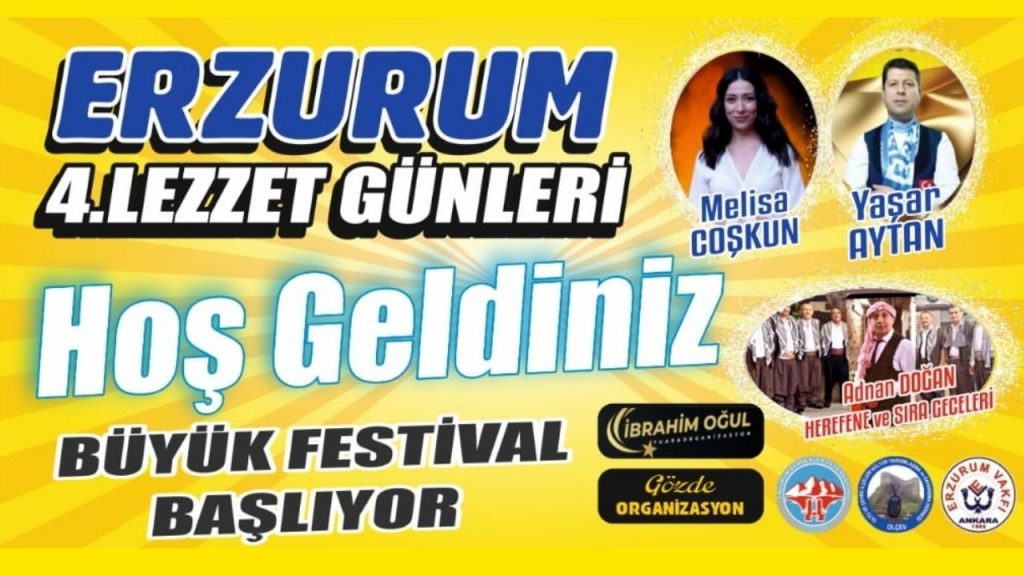 4. Erzurum Lezzet Günleri 12/16 Şubat 2025 tarihleri arasında Etimesgut Kent Konseyi