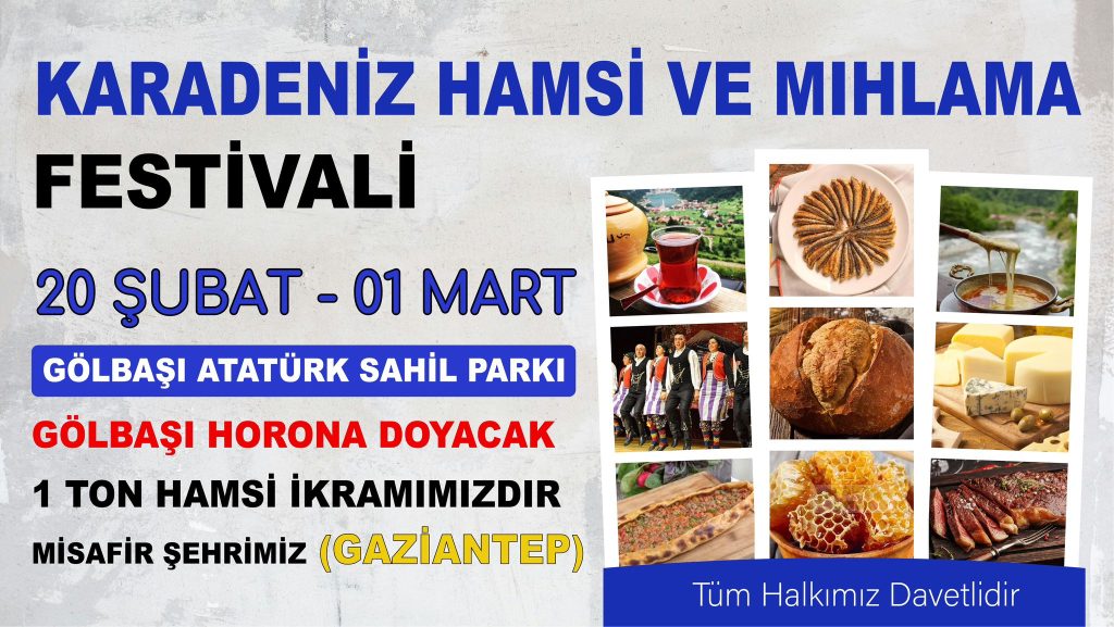 Karadeniz Hamsi ve Mıhlama Festivali Gölbaşı'nda