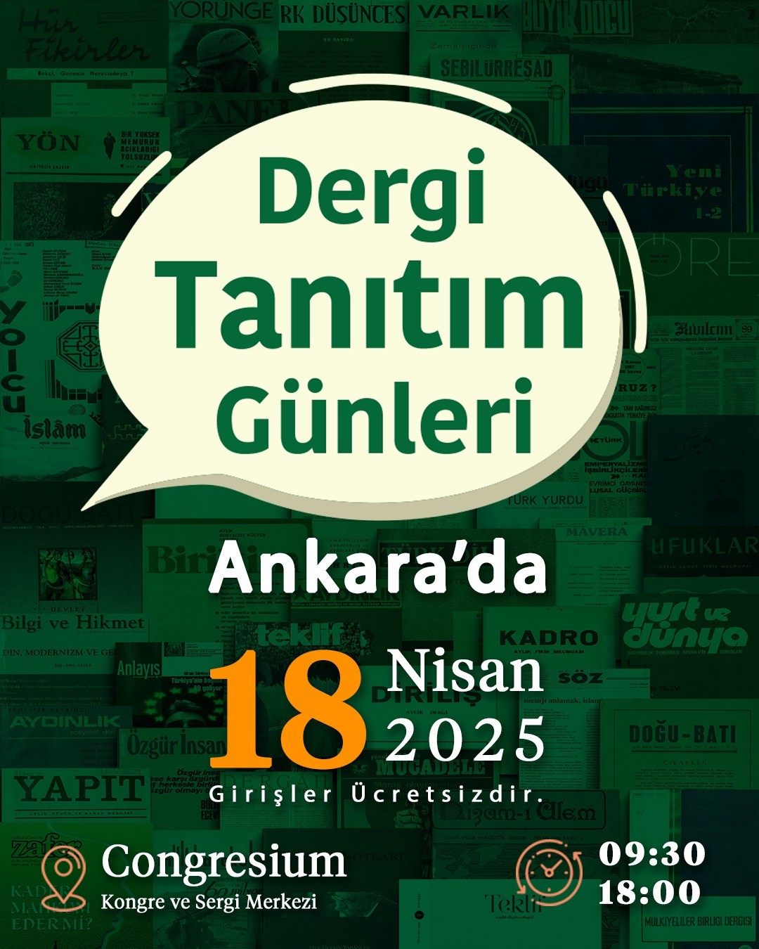 Dergi Tanıtım Günleri 2025