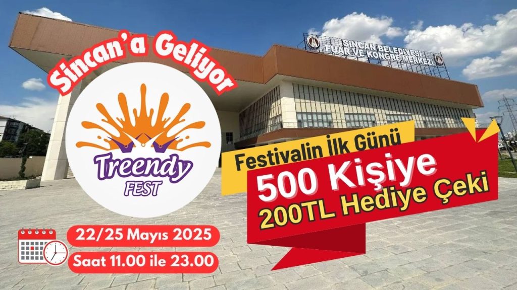 Treendy Fest Sincan Fuar Merkezine Geliyor