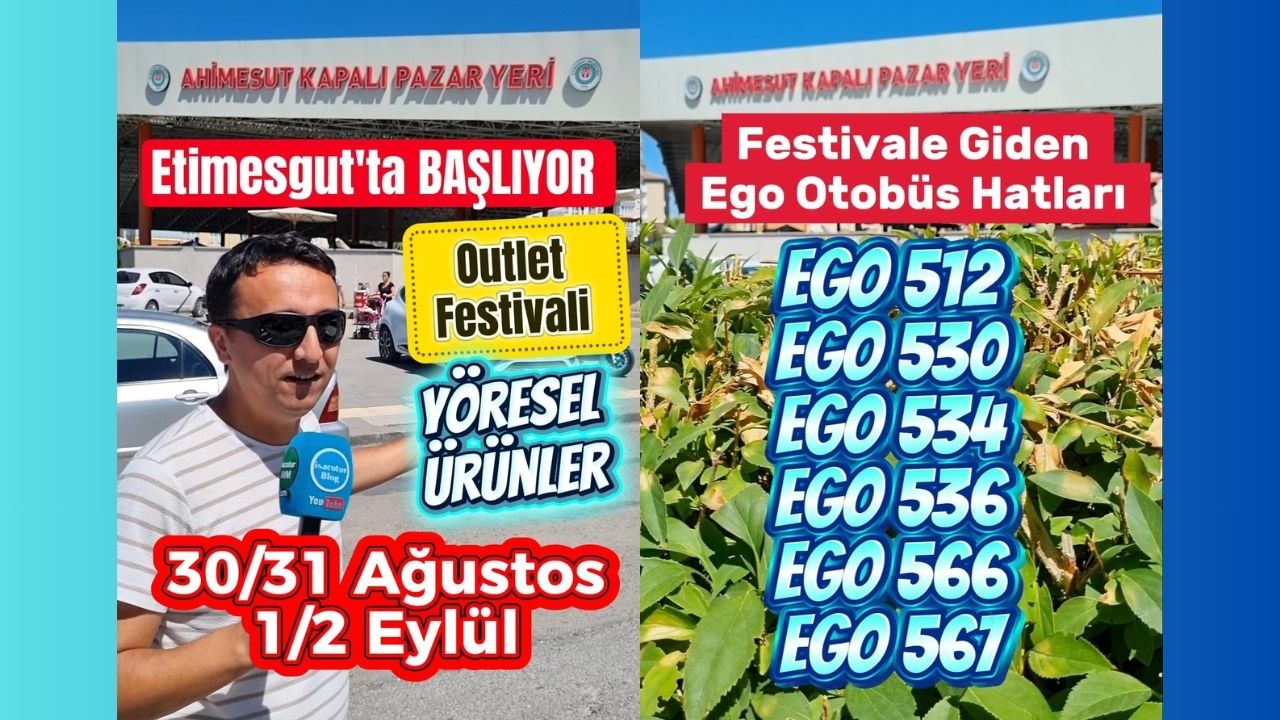 ETİMESGUT’ta Outlet & Yöresel Ürünler Festivali Başlıyor