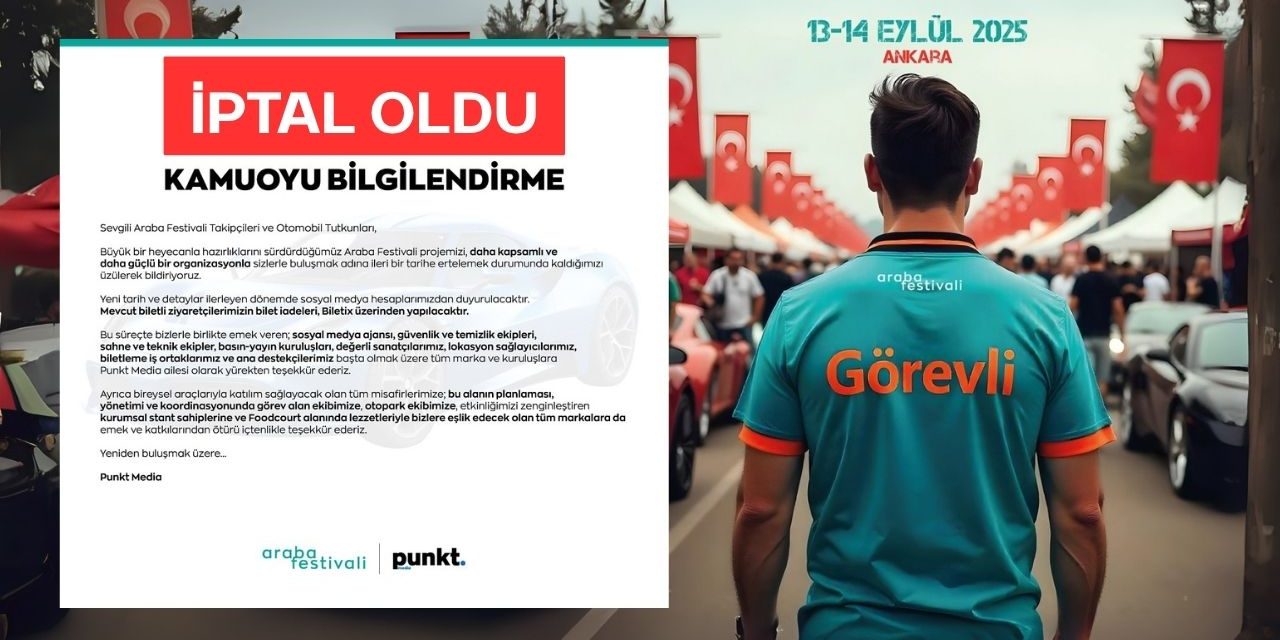 Ankara Araba Festivali 2025 İptal Oldu