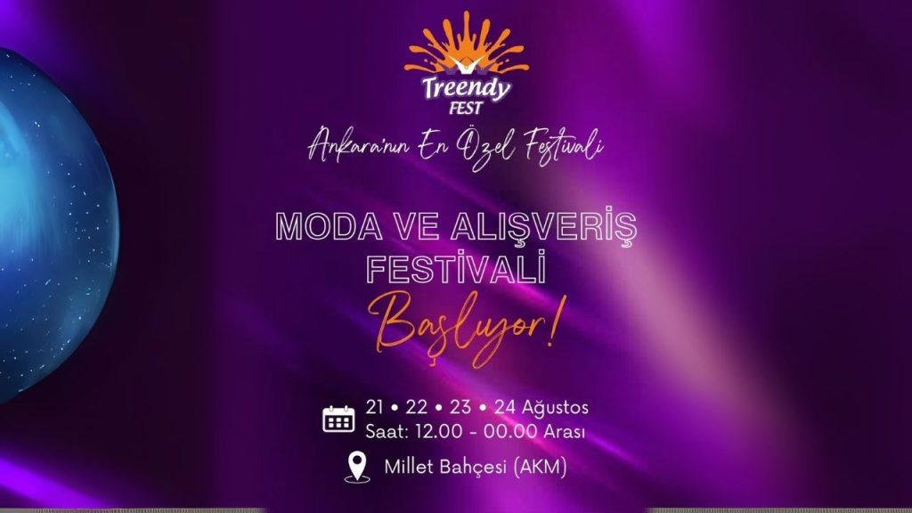 TreendyFest 2025: Ankara’nın En Özel Yaz Sonu İndirim ve Outlet Festivali Başlıyor!
