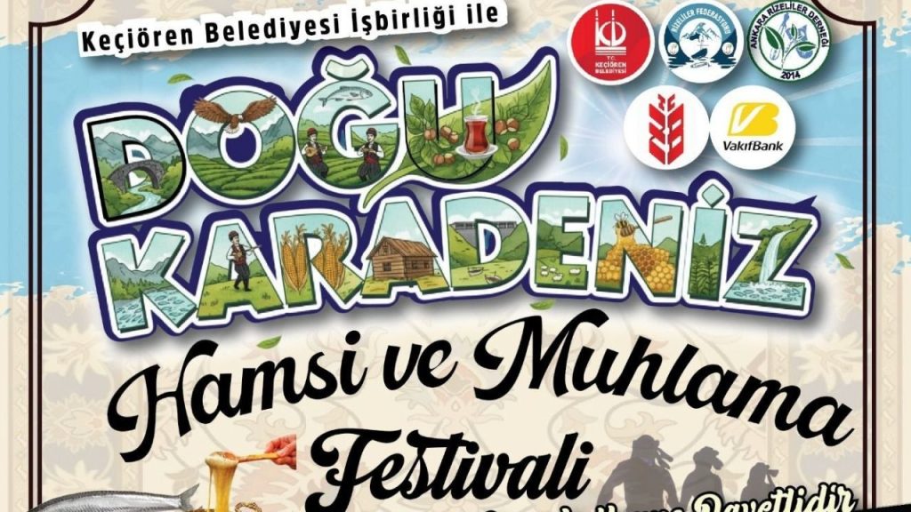 Doğu Karadeniz Muhlama ve Hamsi Festivali Keçiören'de