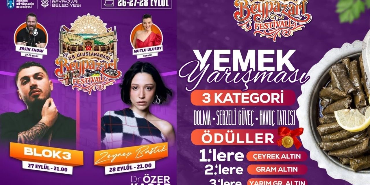 28. Uluslararası Beypazarı Festivali 2025