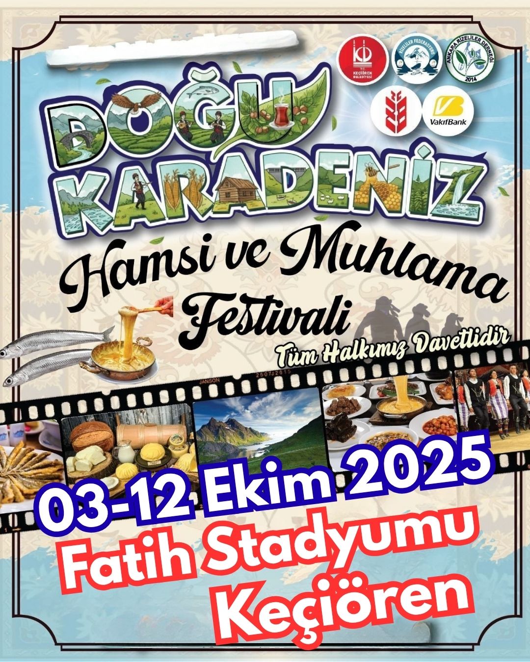 Doğu Karadeniz Muhlama ve Hamsi Festivali Keçiören'de