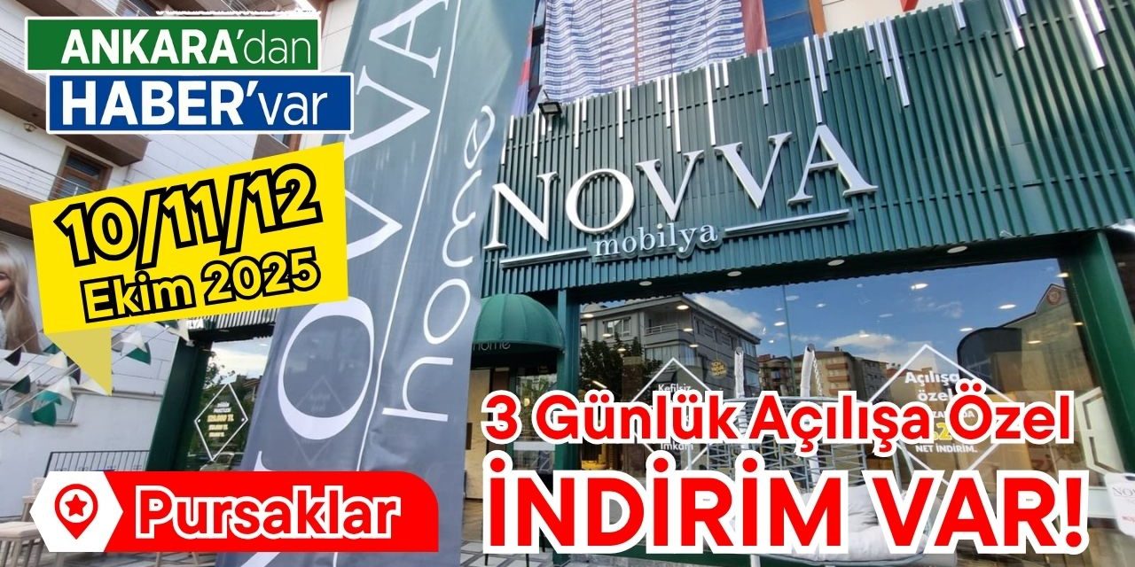 Pursaklar Novva Mobilya Açılışa Özel İndirimler