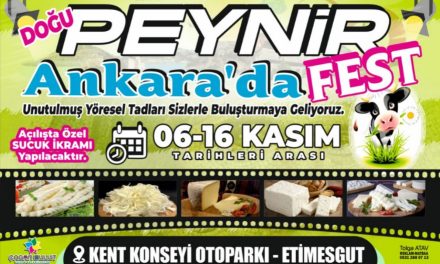 Doğu Peynir Fest Ankara Etimesgut’ta