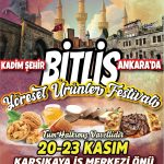 Bitlis Yöresel Ürünler Festivali Demetevler’de
