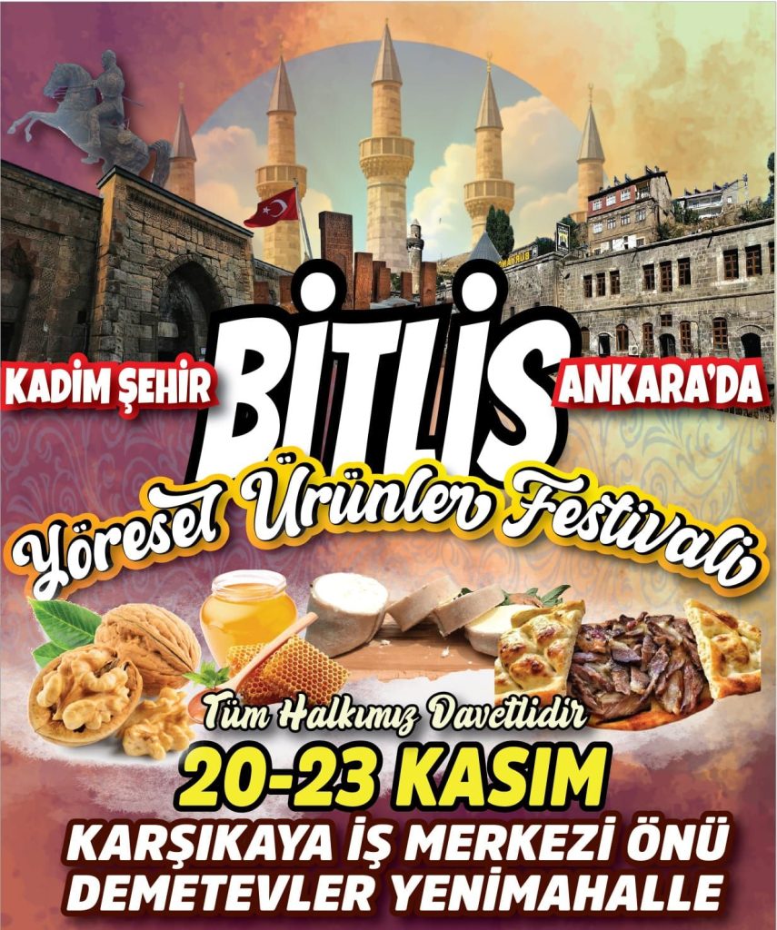 Bitlis Yöresel Ürünler Festivali Demetevler'de