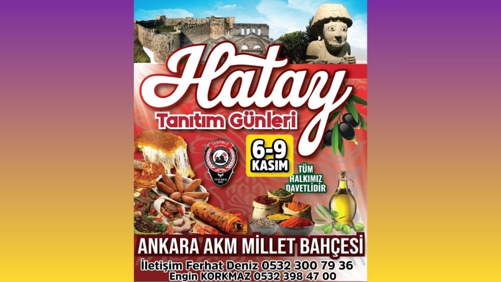 Hatay Tanıtım Günleri Başkent Millet Bahçesinde