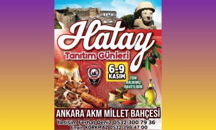 Hatay Tanıtım Günleri Başkent Millet Bahçesinde