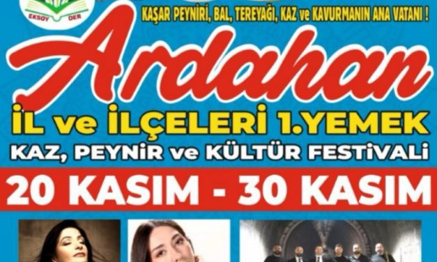 Ardahan İl ve İlçeleri 1. Kaz Peynir ve Kültür Festivali Etimesgut’ta
