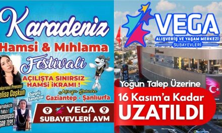 Hamsi ve Mıhlama Festivali Vega Subayevleri AVM’de