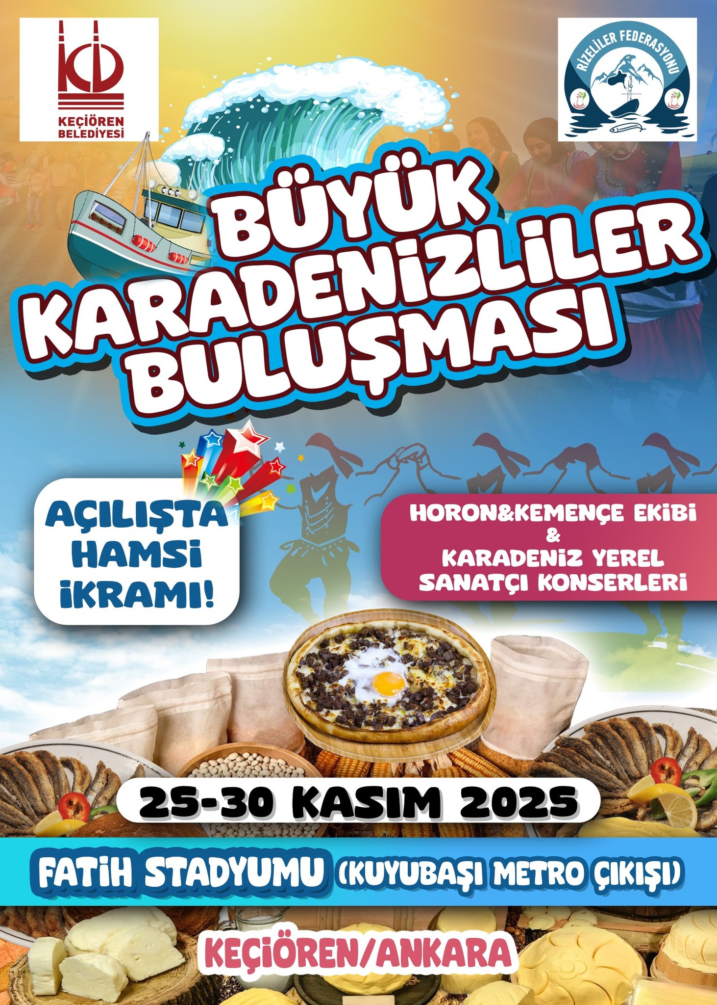 Büyük Karadenizliler Buluşması Keçiören'de