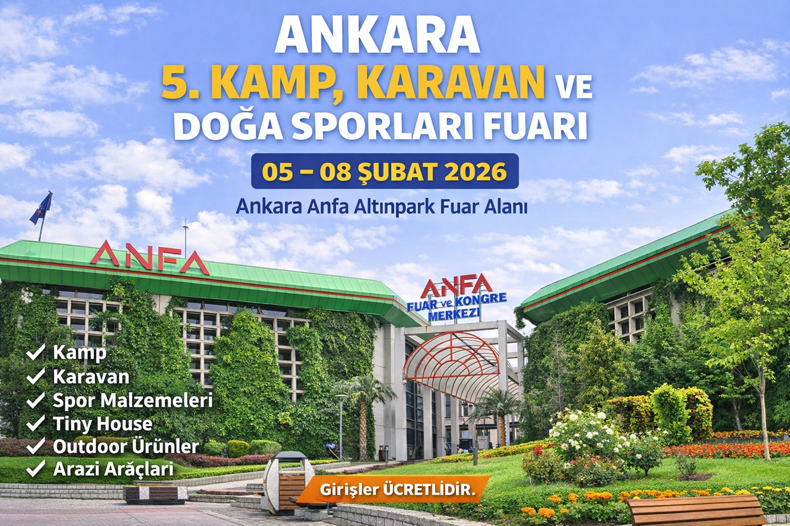 Ankara 5. Kamp, Karavan ve Doğa Sporları Fuarı 2026