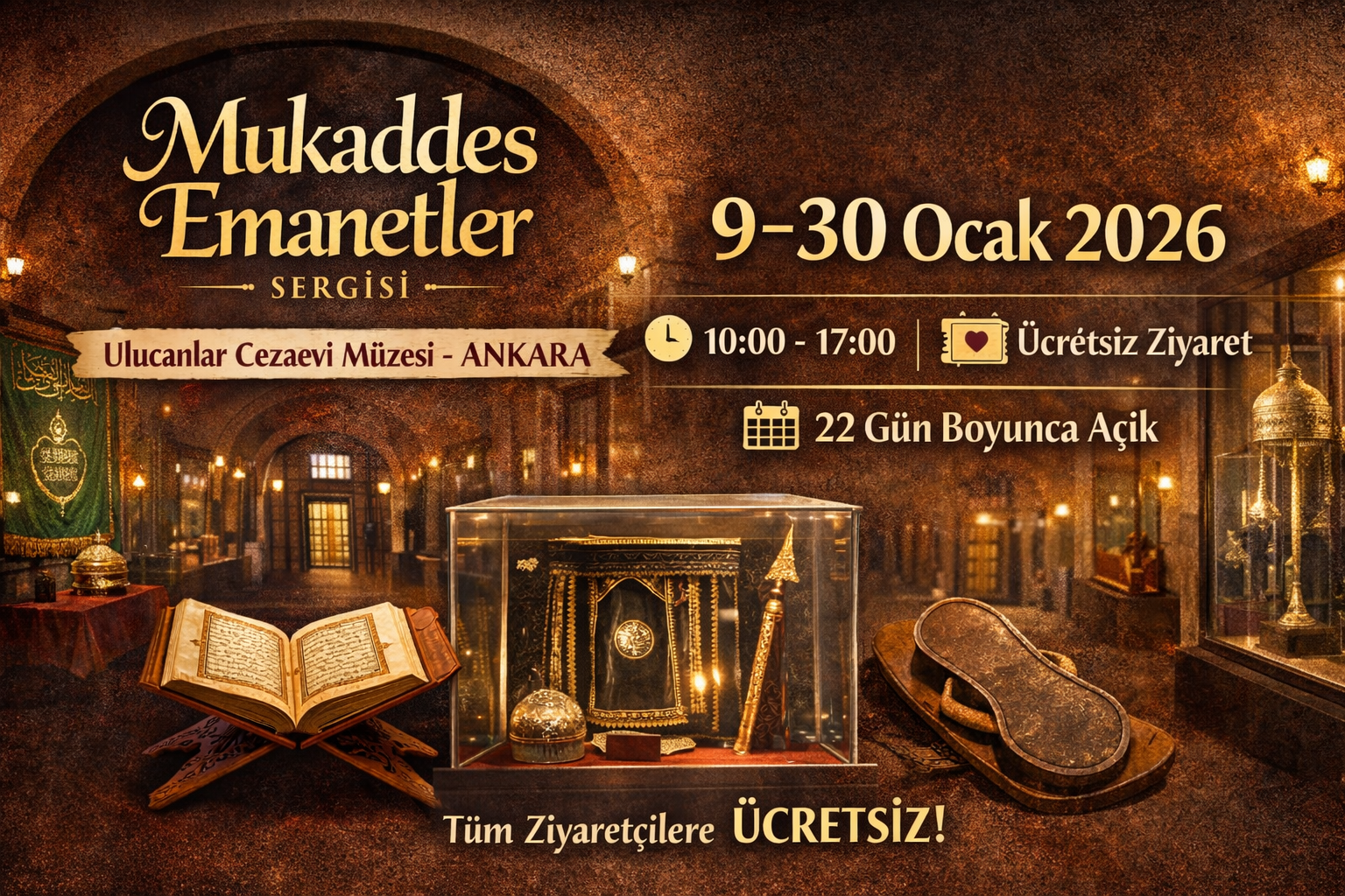 Mukaddes Emanetler Sergisi Ulucanlar Cezaevi Müzesinde
