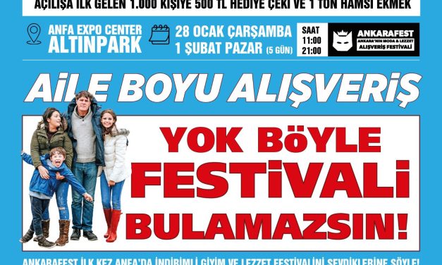 AnkaraFest ile Alışveriş ve Lezzet Bir Arada