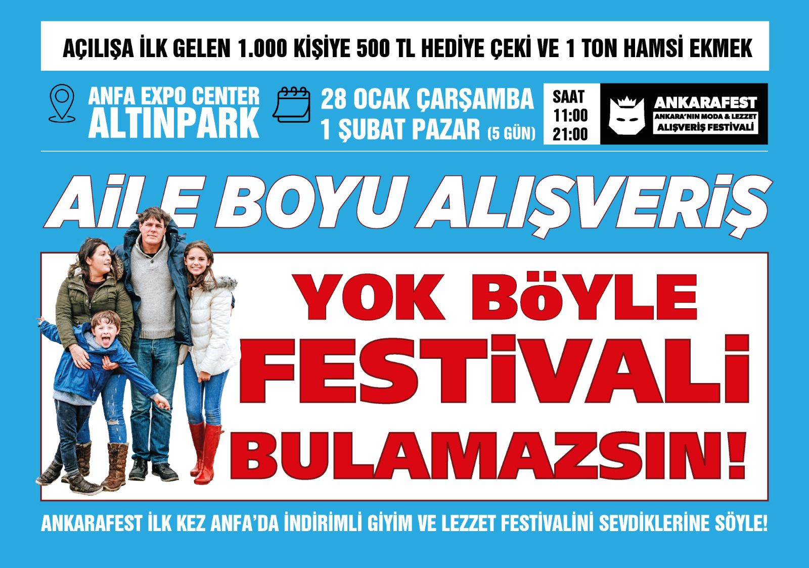 Ankara’da Sömestr Coşkusu: AnkaraFest ile Alışveriş ve Lezzet Bir Arada!