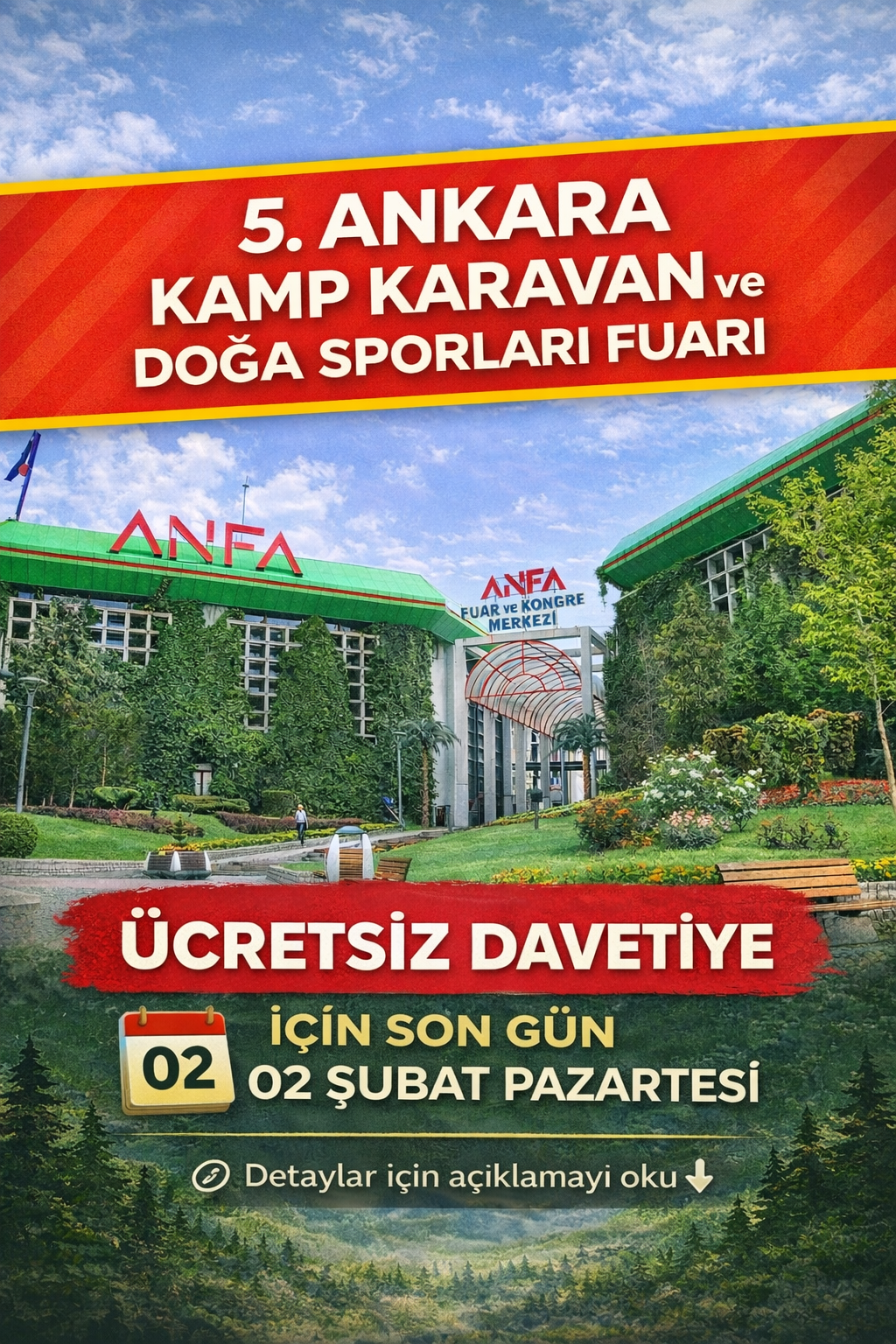 Ankara Karavan Fuarı ÜCRETSİZ DAVETİYE 2026