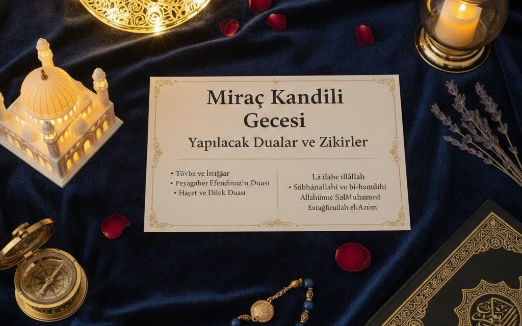 Miraç Kandili Gecesi Yapılacak Dualar ve Zikirler