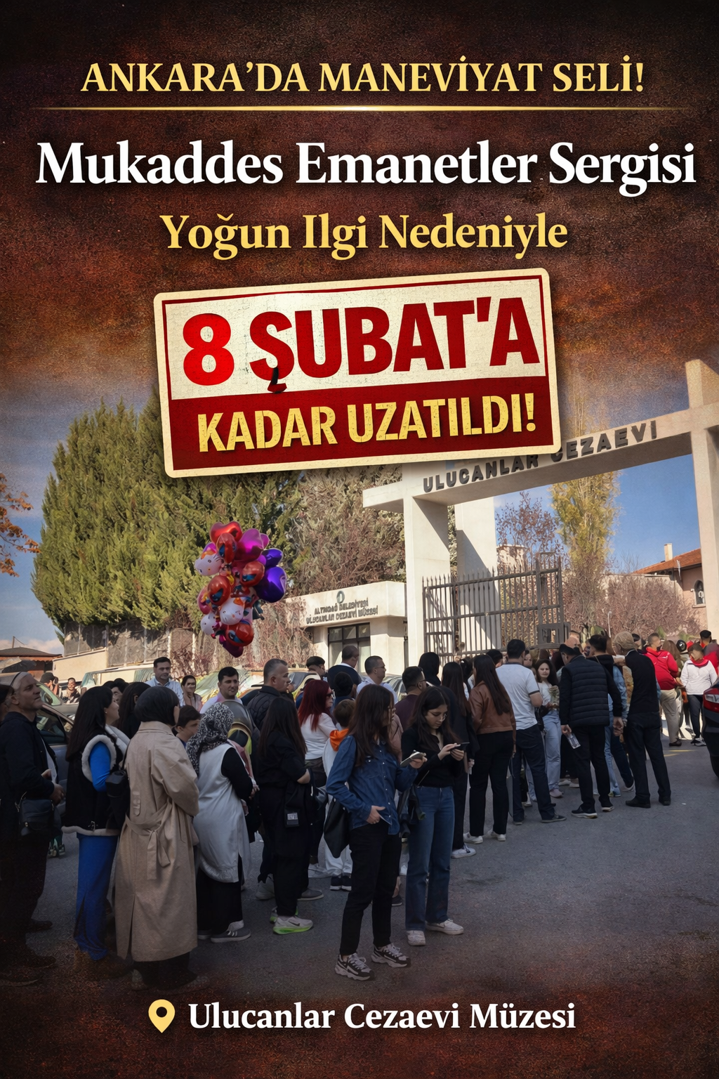 Mukaddes Emanetler Sergisi’ne Yoğun İlgi: Süre 8 Şubat’a Uzatıldı