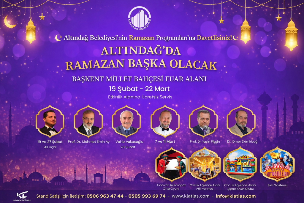 Başkent Millet Bahçesi Ramazan Etkinlikleri Başlıyor