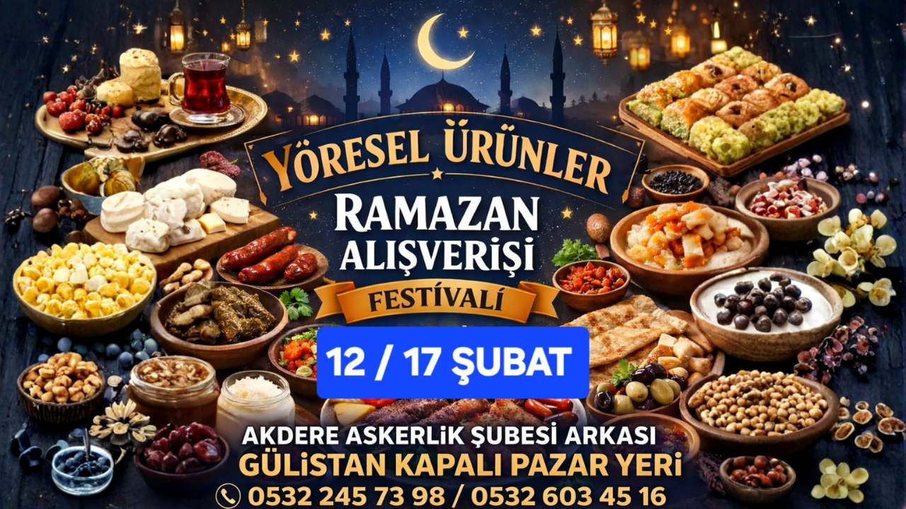 Ramazan’a Özel Lezzet Dolu Festival Akdere’de Başlıyor