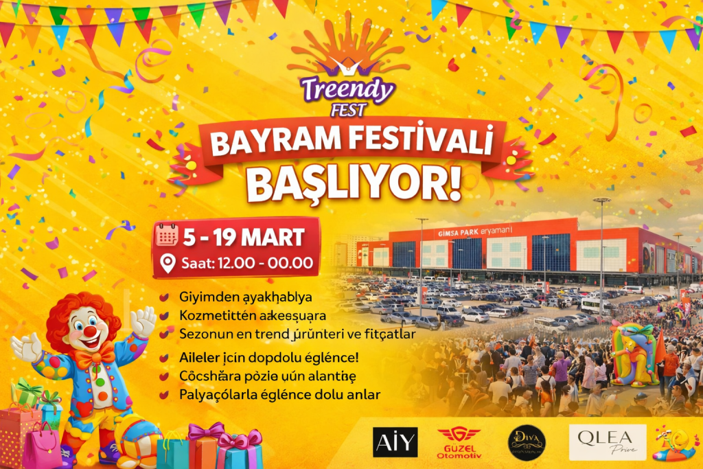 TreendyFest Bayram Festivali Gimsa Park Eryaman’da Başlıyor