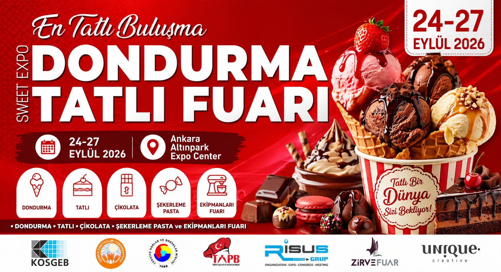 Ankara Dondurma Tatlı Fuarı 2026