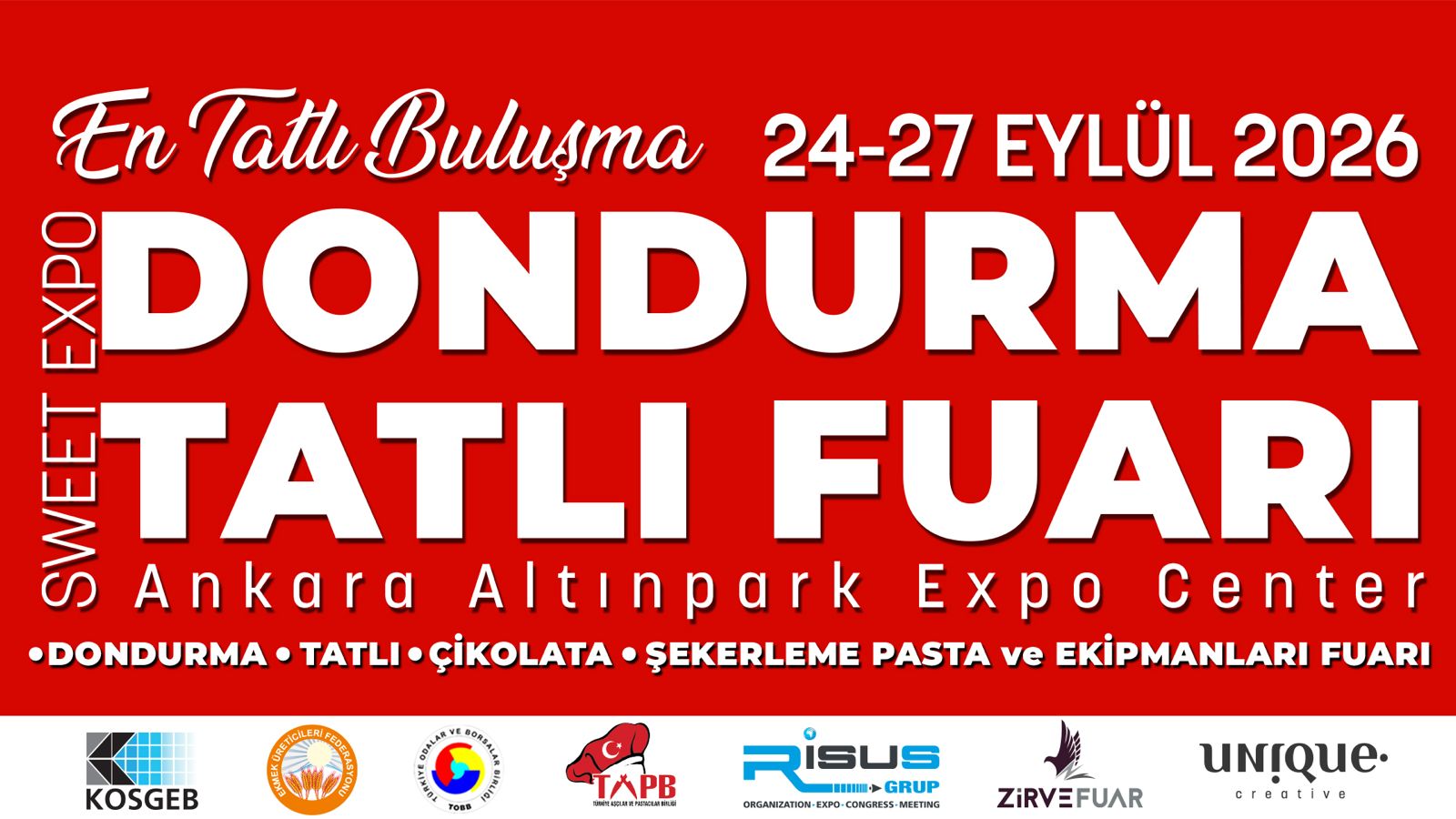 Ankara Dondurma Tatlı Fuarı 2026