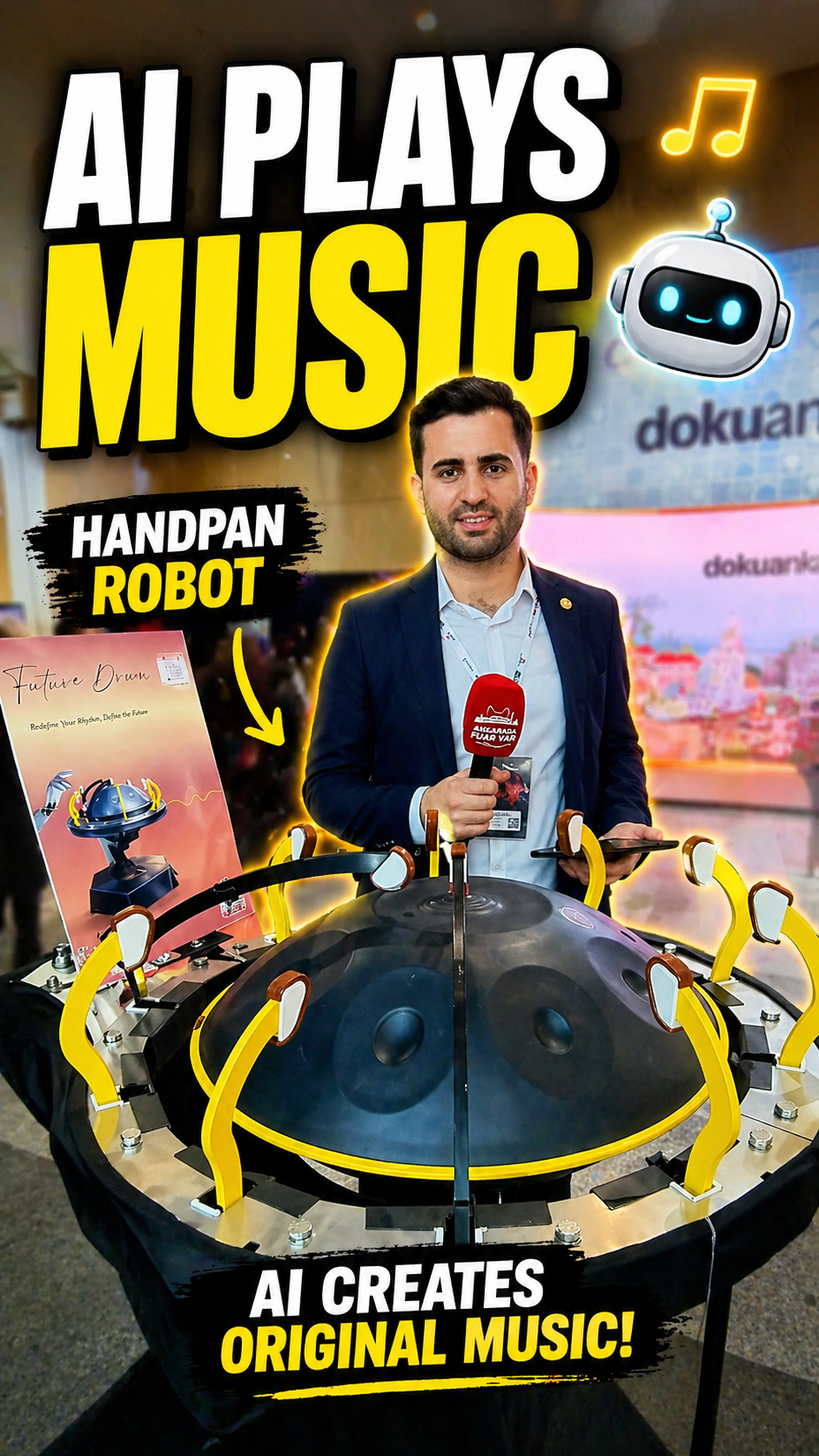 AI Handpan Robot That Creates Its Own Music