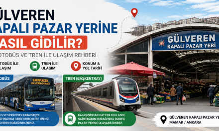 Gülveren Kapalı Pazar Yerine Nasıl Gidilir?