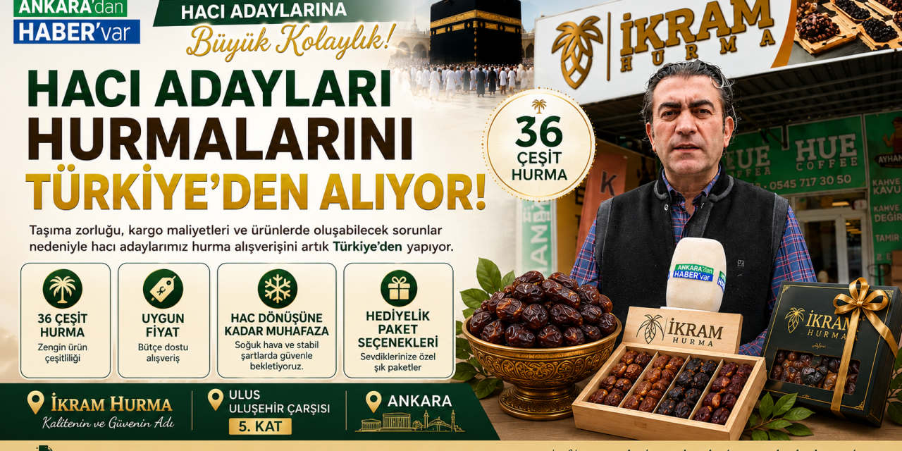 Hacı Adayları Hurmalarını Artık Türkiye’den Alıyor