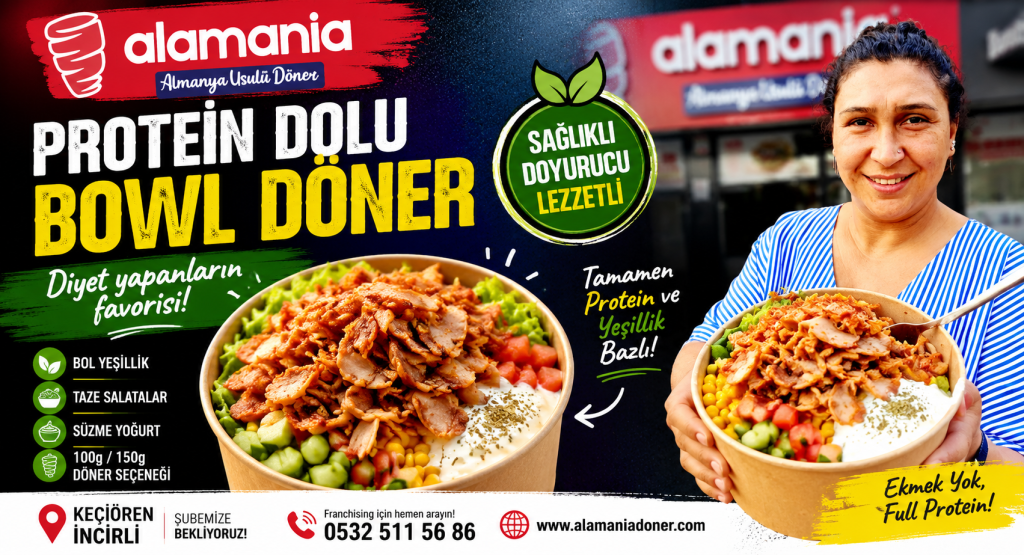 Alamania Döner Bowl Kase Gençlerin Favorisi Oldu