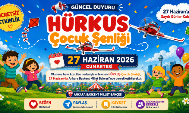 HÜRKUŞ Çocuk Şenliği Başkent Millet Bahçesinde