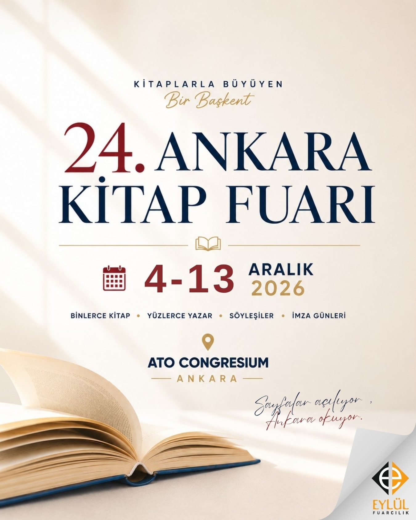 24. Ankara Kitap Fuarı 2026